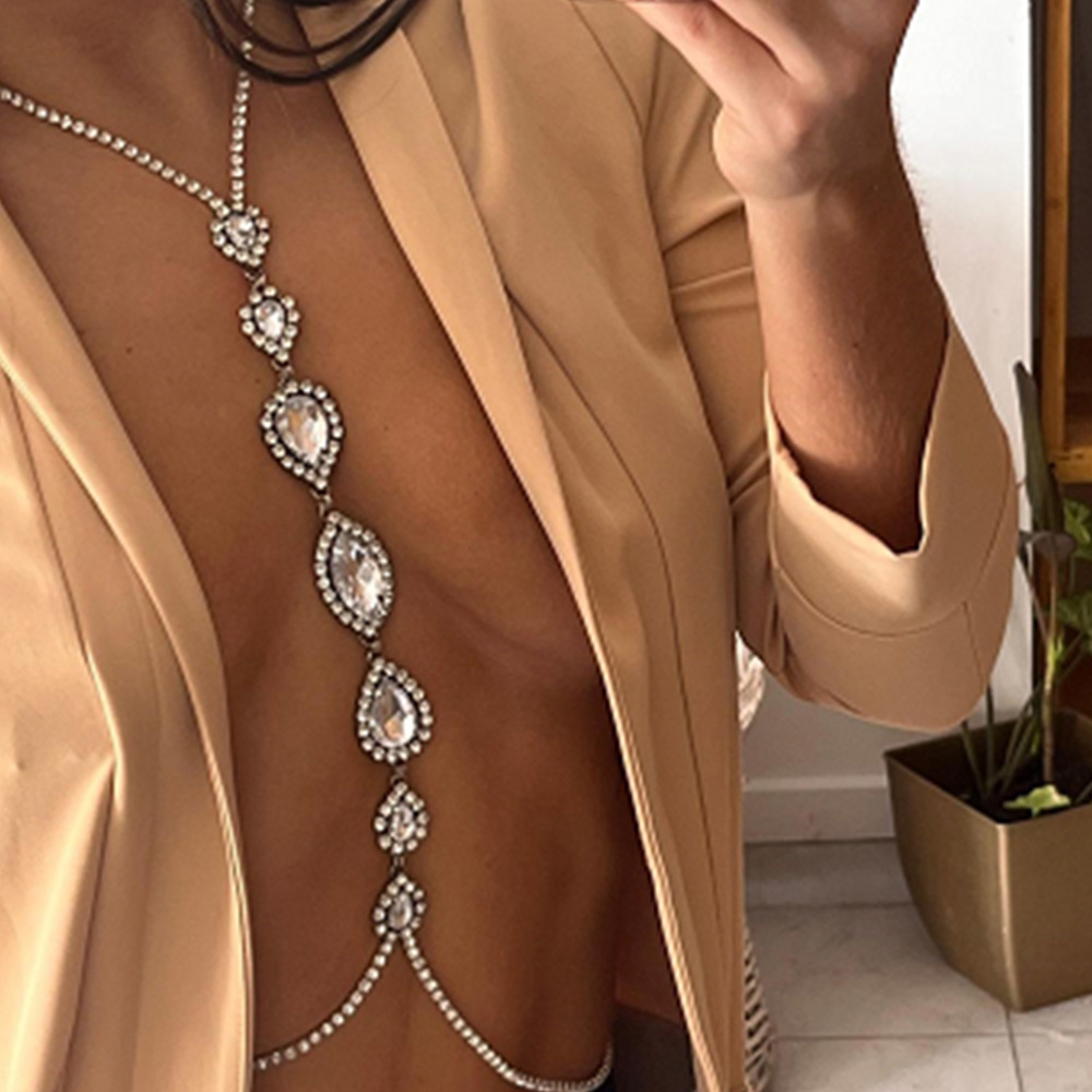 Fashion Sexy Water Drop Neckla - огляд і ціна Body Jewelry