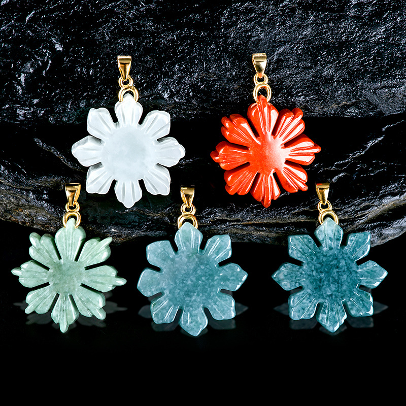 Myanmar Jade Sunflower Pendant - огляд і ціна Necklaces