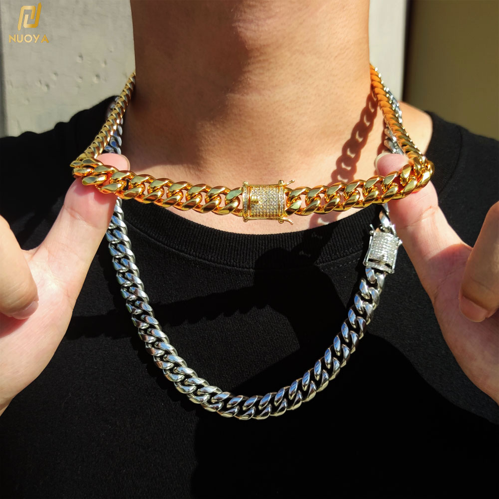 6-12mm Hip Hop Cuban Chain Ice - огляд і ціна Cuban Link Chain 12Mm