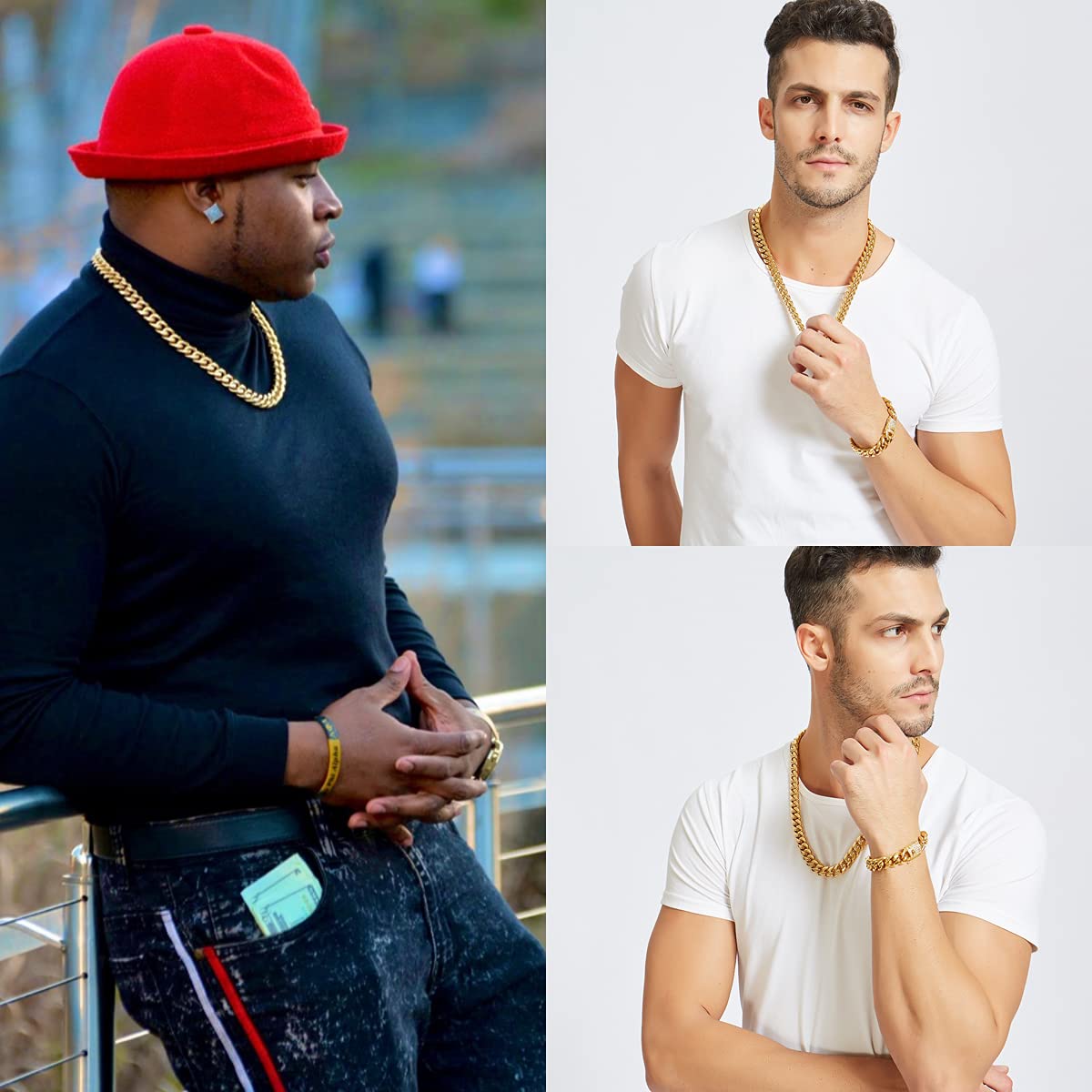 6-12mm Hip Hop Cuban Chain Ice - огляд і ціна Cuban Link Chain 12Mm