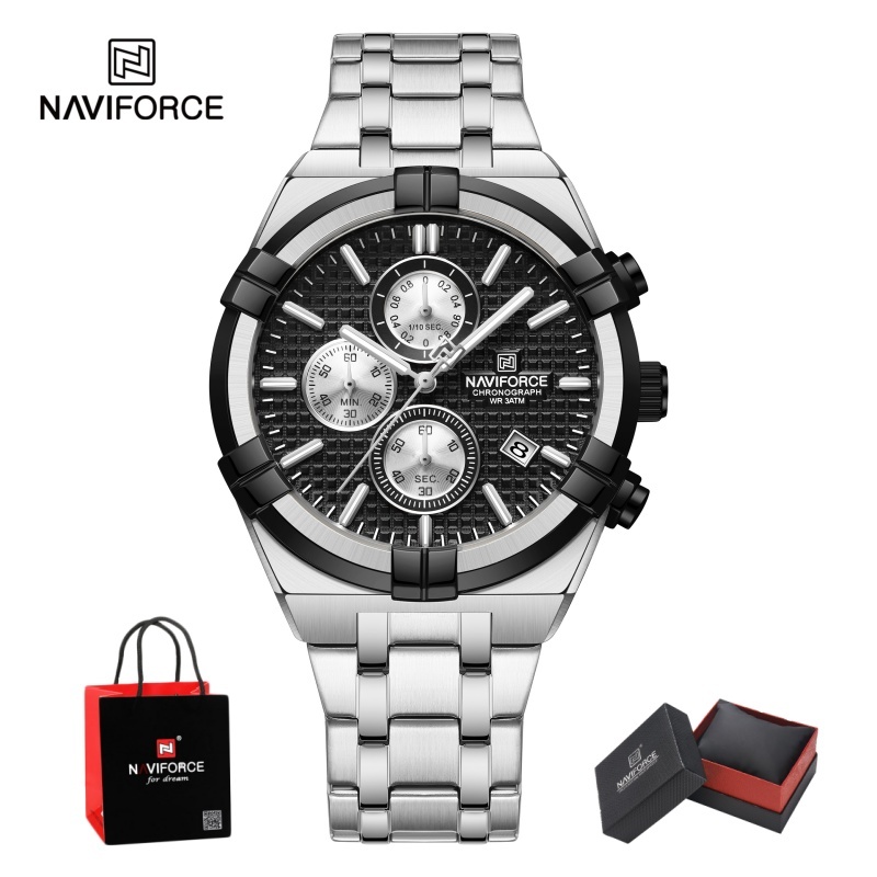 NAVIFORCE Men Quartz Chronogra - огляд і ціна Watch Accessories